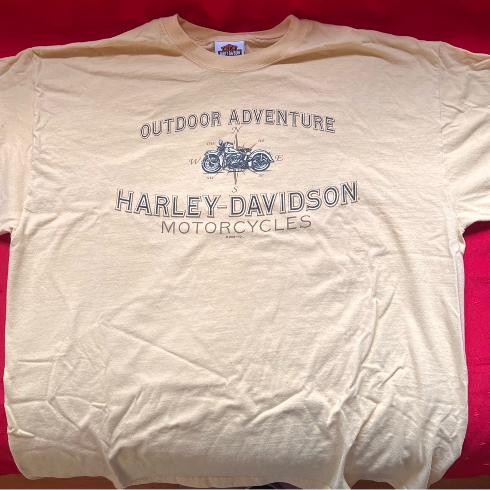 Harley-Davidson Men's Yellow Adventure Tee